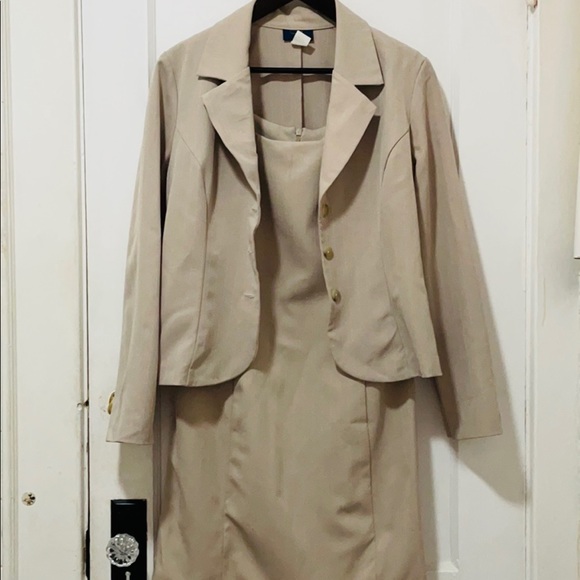 Vintage Rag Two Piece Pinstripe Dress Suit Set - Picture 2 of 10